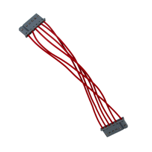 Auxiliary wiring ribbon cable with 6 pin connector