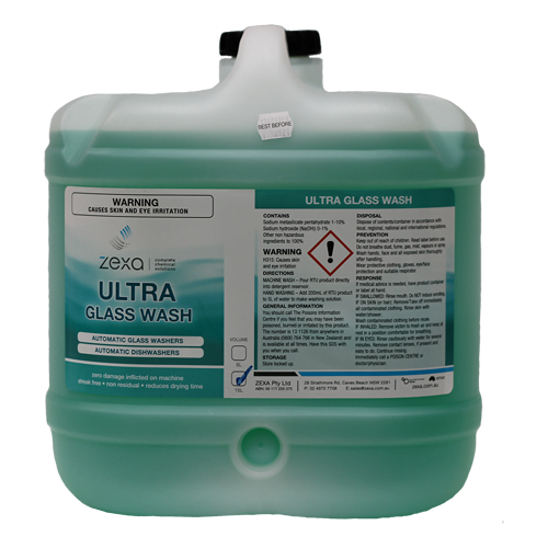 Zexa Ultra Glass Wash 15L