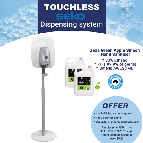 Seko Automatic Dispenser with Stand and Sanitiser